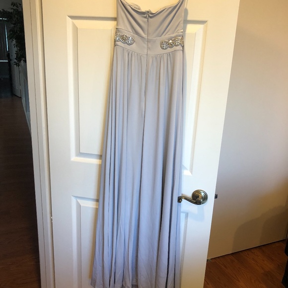 Gray Multi-way Dress with Belt - Picture 4 of 4